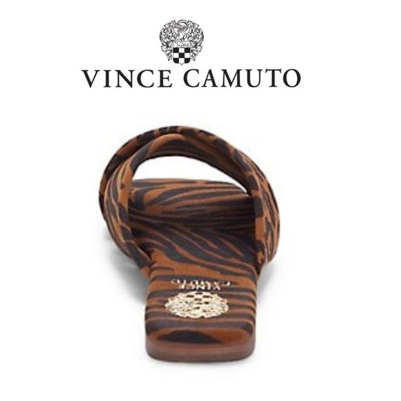 New Vince Camuto Alannie Slide Sandal, Size 6.5, 7.5 and 8 - Brown - Picture 3 of 8